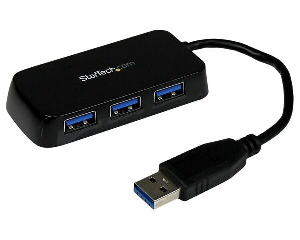 Adaptador Concentrador Hub Ladrón USB 3.0 Super Speed 4 Puertos Salidas