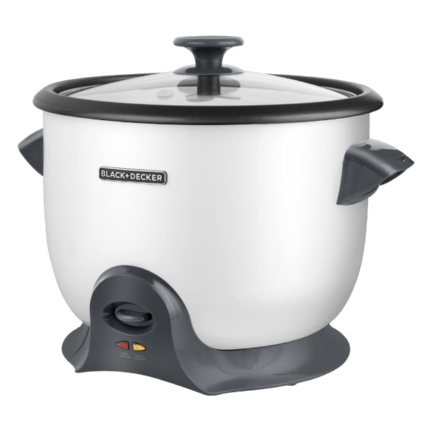 Black + Decker olla arrocera 28 tz cocidas blanca