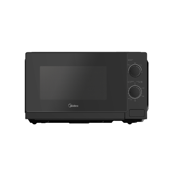 Midea microondas 0,7 pc puerta negra gabinete negro