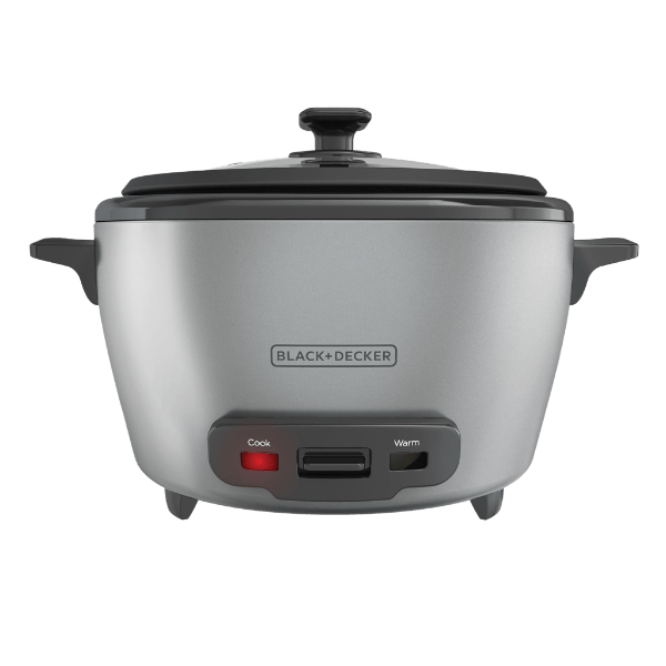 Black + Decker olla arrocera 20 tz cocidas gris RC5200M