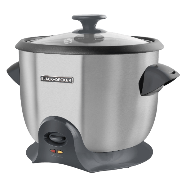 Black + Decker olla arrocera 20 tz cocidas inox
